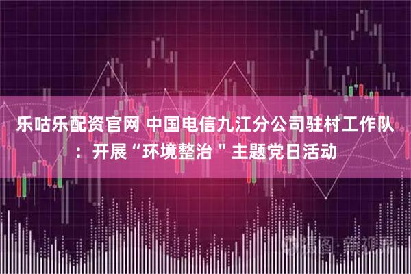 乐咕乐配资官网 中国电信九江分公司驻村工作队：开展“环境整治＂主题党日活动